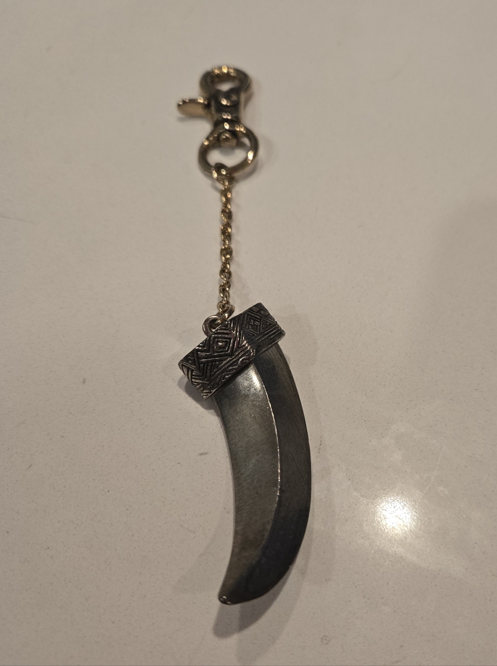 House of Harlow 1960 Horn Pendant Keychain